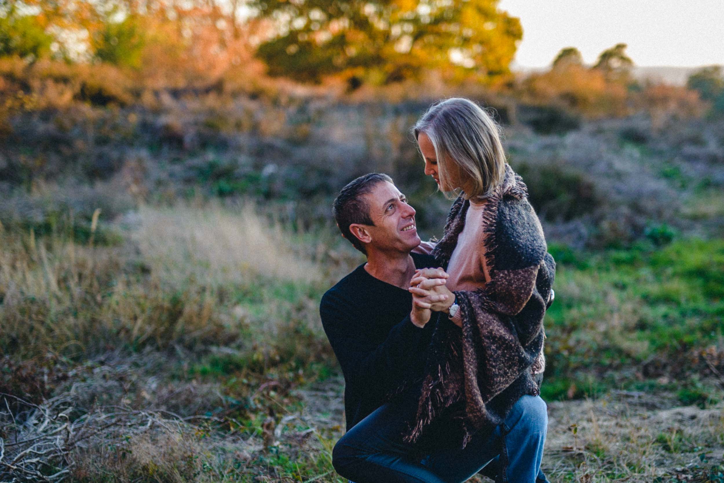 Bild zu Angela & Christoph - Paarshooting in der Wahner Heide