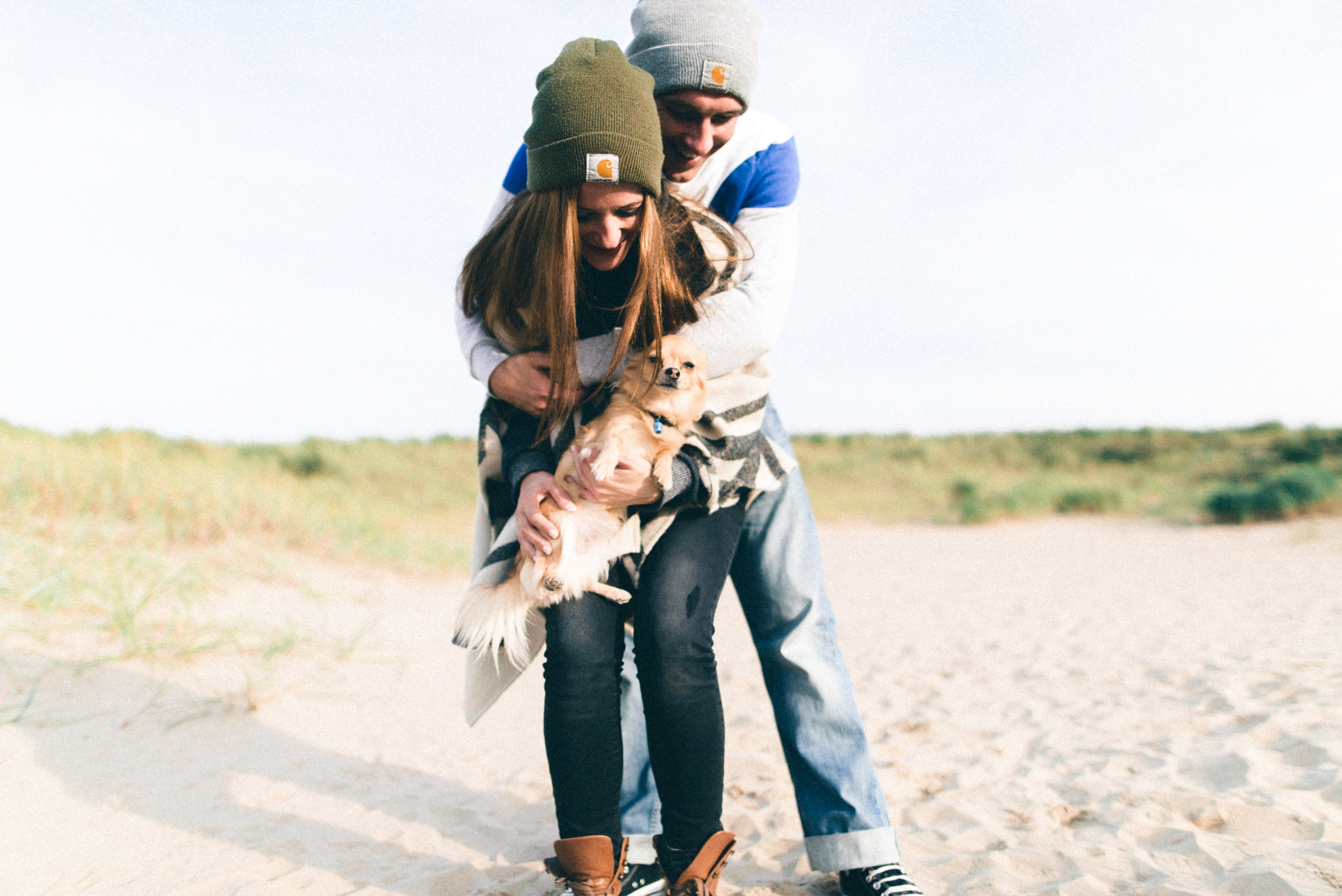 Bild zu Paarshooting am Strand in Breskens - Teil 2 mit Caro & Henning